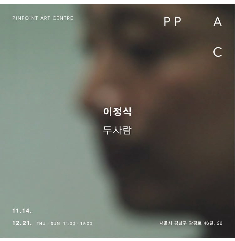 전시회 메인 팜플렛 이미지 노랑사의 옆모습이 핀트가 나간 채로 찍혀있다